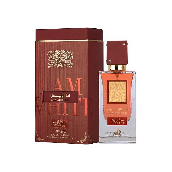Perfume Lattafa Ana Abiyedh Scarlet Eau de Parfum Feminino - 60ML