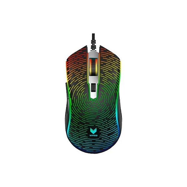 Mouse Gamer Rapoo Vpro V25S RGB 7000 Dpi USB Preto