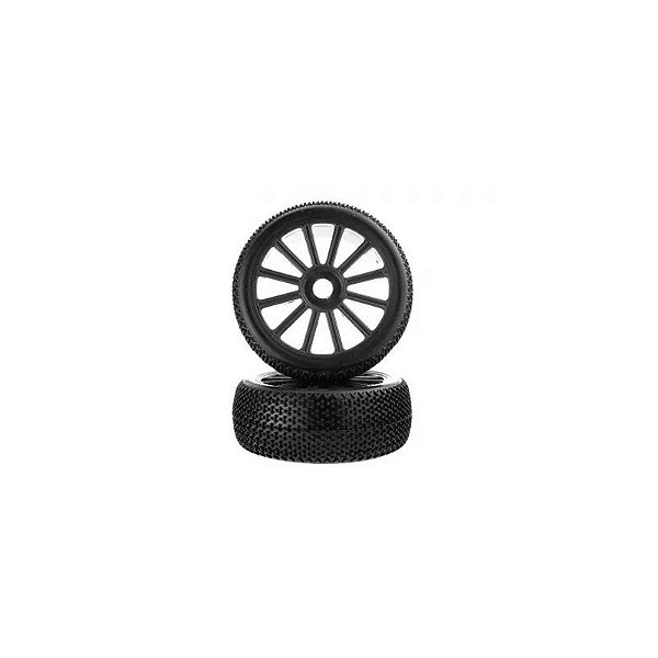 Roda HT Preto 1/8 Completo 2PC 821003B