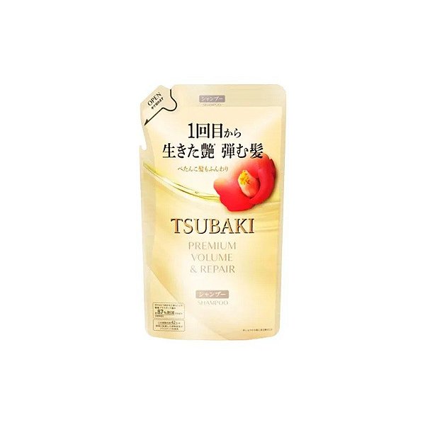 Refil Shampoo Reparo Volume Tsubaki 300ML