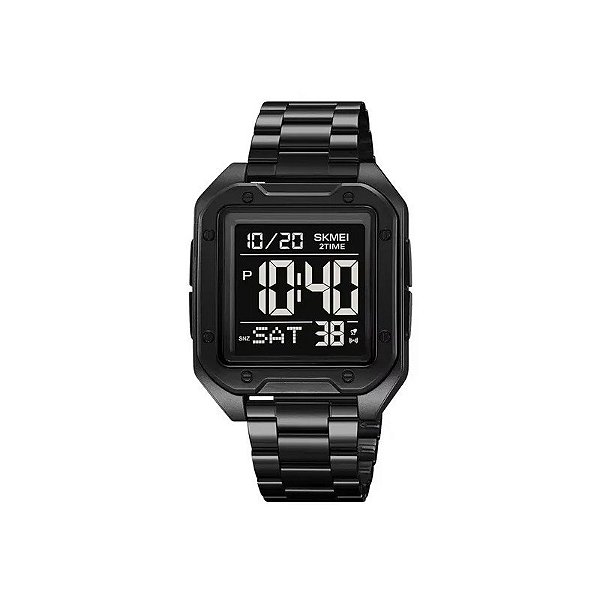 Relógio Digital Masculino Skmei 2128 BKBK - Preto