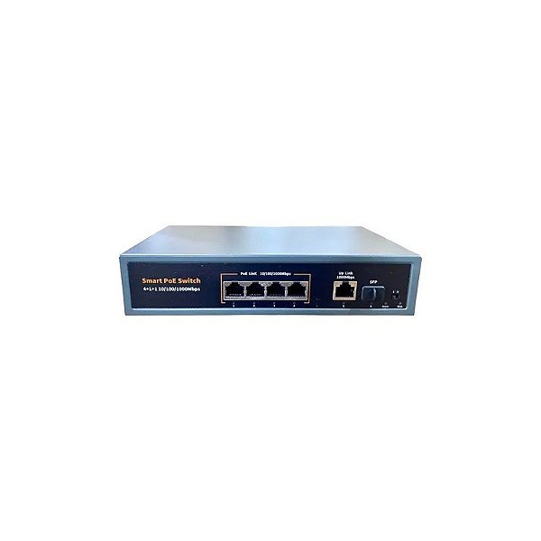 Switch F. 04POE 78W 10/100/1000MBPS 4POE RJ45 SFP G0411GB-C