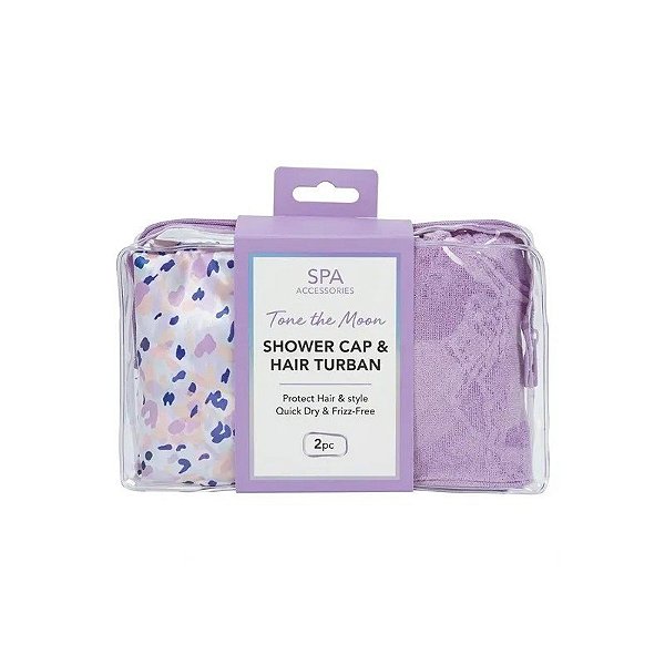 Touca de Banho e Turbante Cala - Pink Hues
