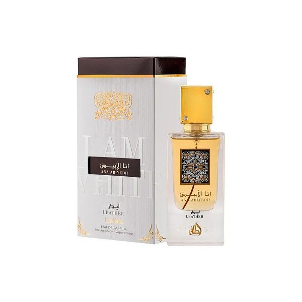 Perfume Lattafa Ana Abiyedh Leather - Eau de Perfume - Unissex - 60ML