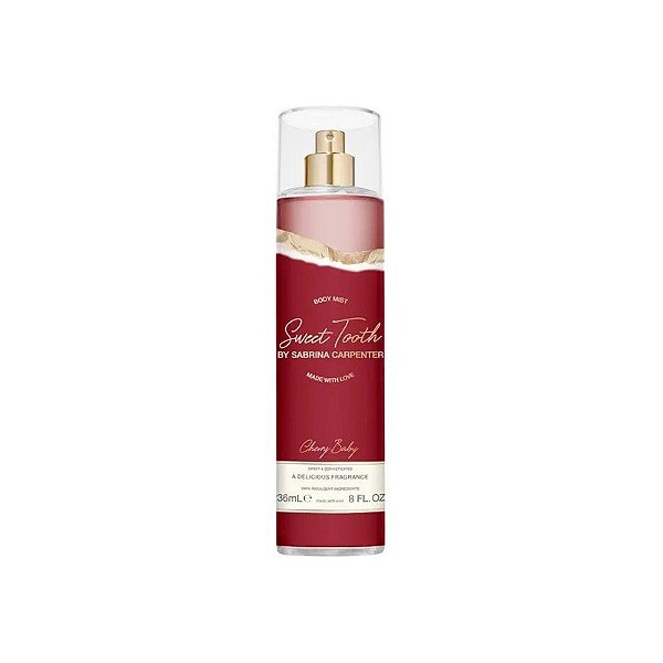 Névoa Corporal Sabrina Carpenter Sweet Tooth Cherry Baby - 236ML