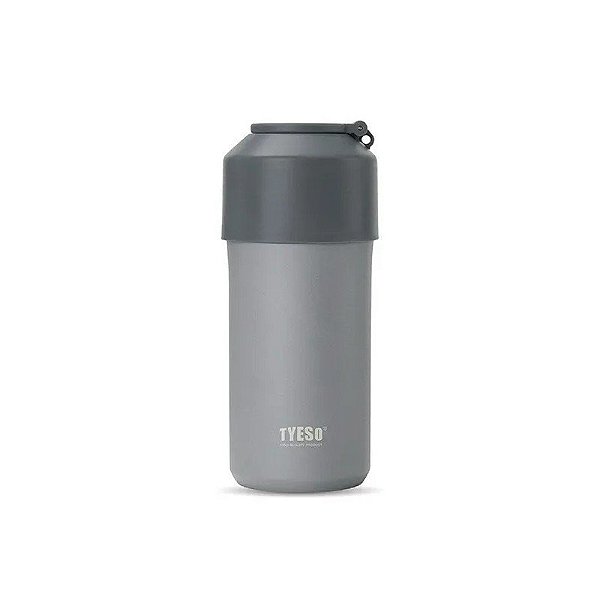 Suporte para Garrafa de Plástico Tyeso TS-01-01005 MZ-272 de 1 Litro - Cinza