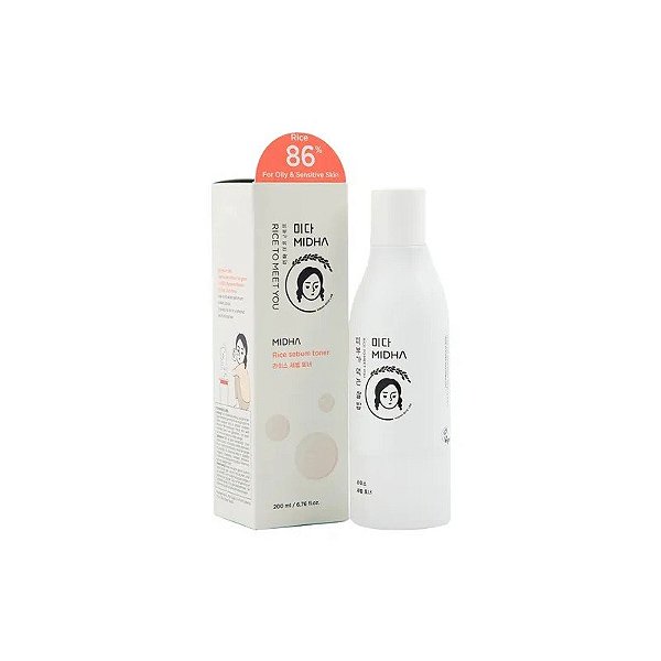 Tônico Facial Midha Arroz Sebo 200ML