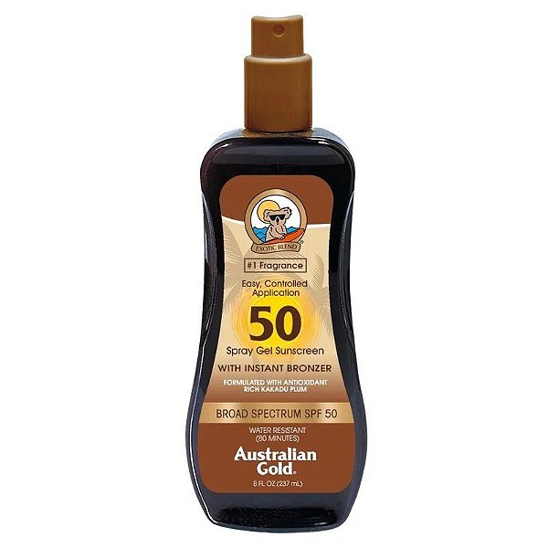 Protetor Solar Spray Australian Gold Broad Spectrum FPS50 - 237mL