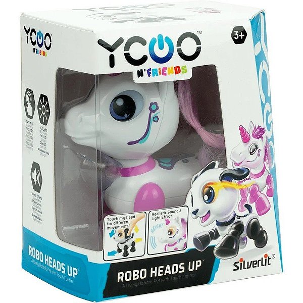 Robô Cabeça de Unicórnio Ycoo Silverlit - 88523