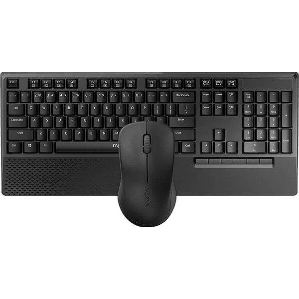 Teclado Sem Fio Rapoo 8210M - Preto