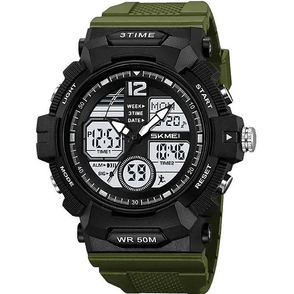 Relógio SKMEI 2354 Verde Militar - Masculino