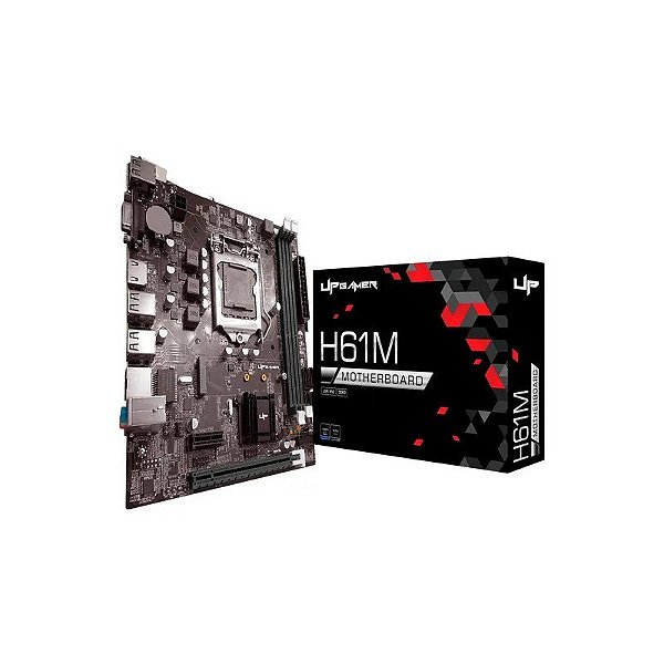 Placa Mãe Up Gamer H61MDR3 DDR3 Socket LGA 1155 Chipset Intel H61 Micro ATX
