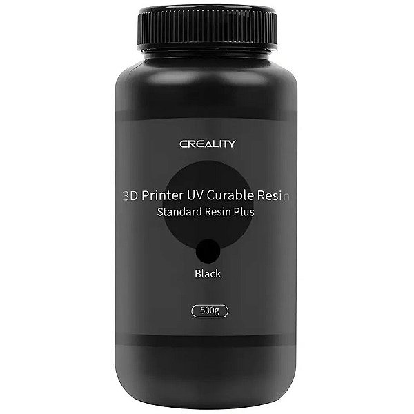Resina Curável para Impressora 3D Creality Standard Plus 500g - Preto