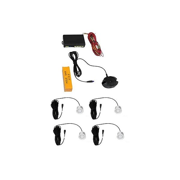 Sensor de Estacionamiento Motor One CRS8500F - para Carro - 4 Peças - Frontal - Silver Grey