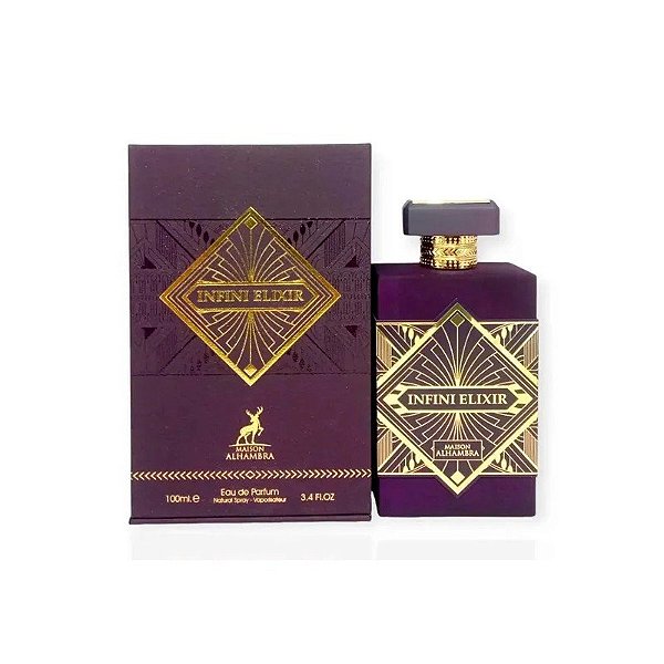 Perfume Maison Alhambra Infini Elixir Água de Perfume Unissex 100ml
