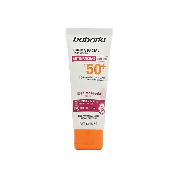 Protetor Solar Facial Barbaria Anti-Manchas FPS50+ - 75ML