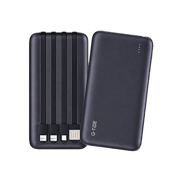 Carregador Portátil G-Tide P1 - 10000mAh - USB/USB-C/Micro USB - Azul