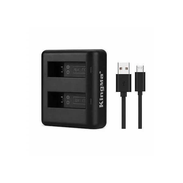 Carregador Kingma USB Duplo BM068 para Dji Osmo Action 3 e 5