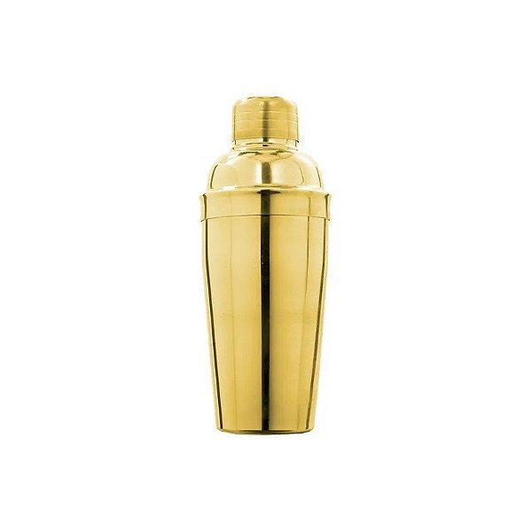 Coqueteleira de Aço Inox 550 ml com Coador para Preparo de Drinks, Caipirinha e Bebidas