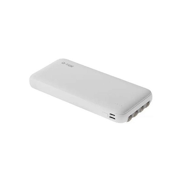 Carregador Portátil G-Tide P1 10000 mAh Saída USB/Lightning/USB-C - Branco