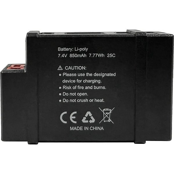 Bateria Li-poly 7,4V (850mAh) 7,77Wh 25C - 20208 para Automodelo