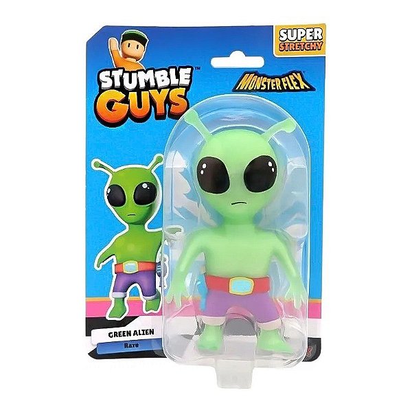 Boneco Green Alien Monster Flex Stumble Guys Diramix - 0505