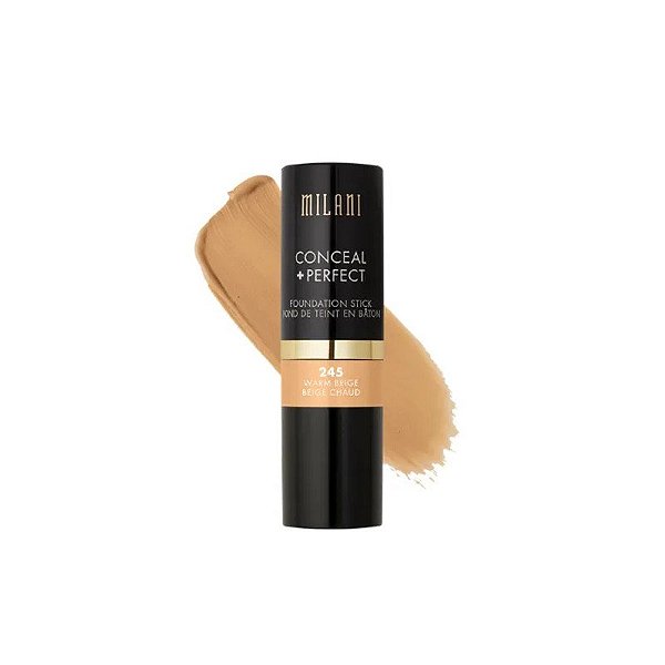 Base em bastão Milani Conceal + Perfect 245 - Bege Quente - 13g