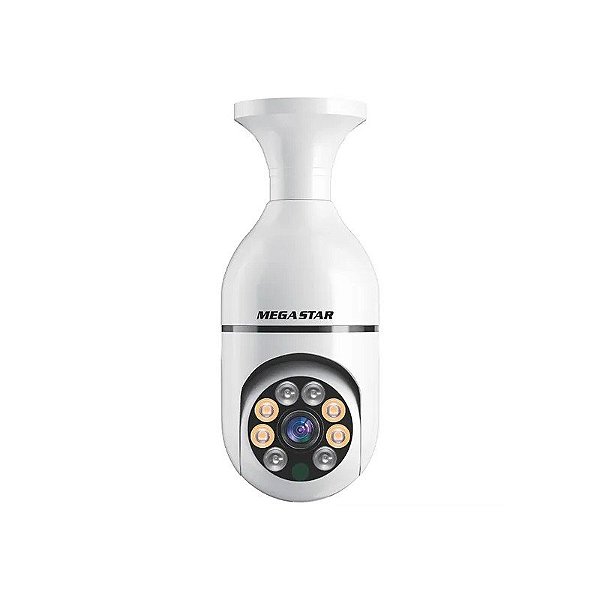 Câmera IP Megastar CA817 HD com Wi-Fi - Branca