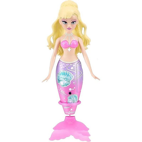 Boneca Sereia Sirene Pets Alive - 9567 Morada