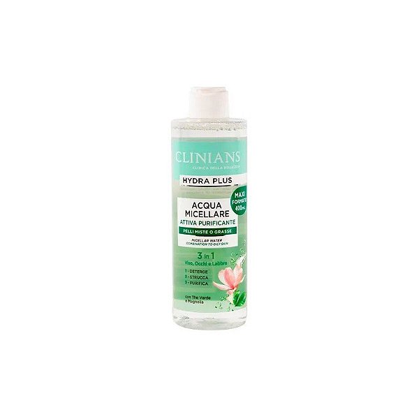 Água Micelar Clinians Purificante 3 em 1