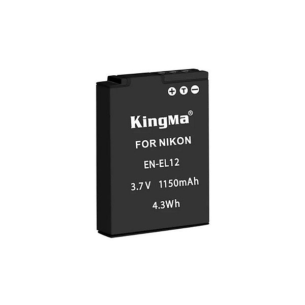 Bateria Kingma EN-EL12 1150mAh para Câmeras Nikon