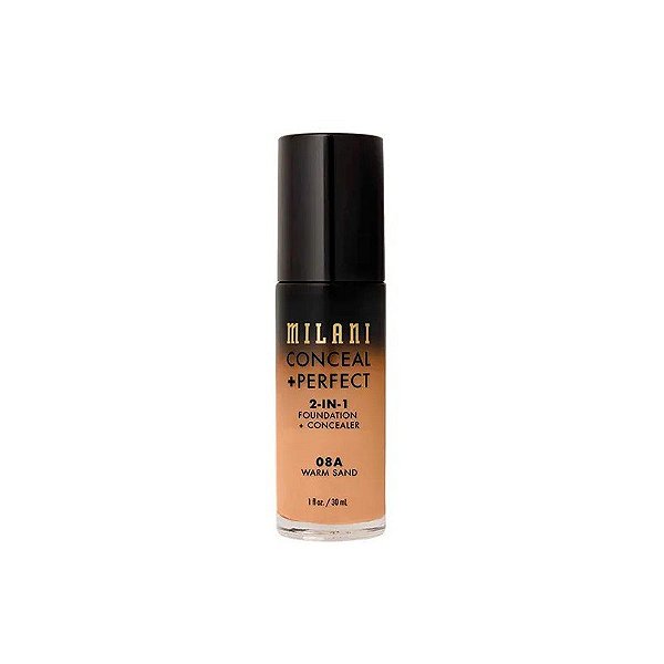 Base Milani 2 em 1 30ml 08A Warm Sand