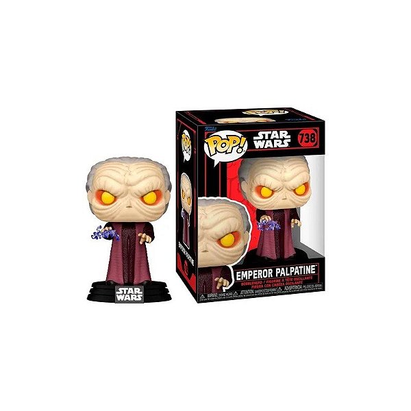 Boneco Funko Pop Star Wars - Imperador Palpatine 738
