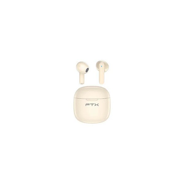 Fone FTX E68-BG Bluetooth/Microfone/Bivolt/Touch/IPX6 Bege