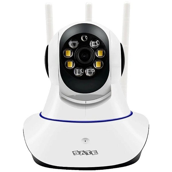 Câmera de Segurança Satellite A-CAM005 HD Wi-fi - Branca