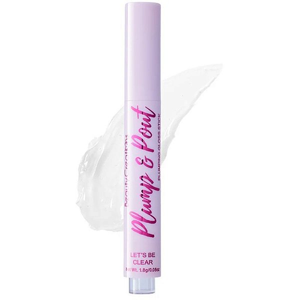 Batom Labial Beauty Creations Plump&Pou Let's Be Clear - 1.8g