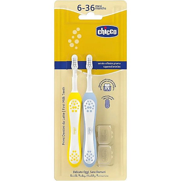 Escova de Dentes Chicco Infantil (2 Unidades)