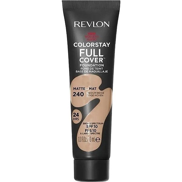 Base de maquiagem Revlon ColorStay Full Cover 240 Medium Beige - 30mL