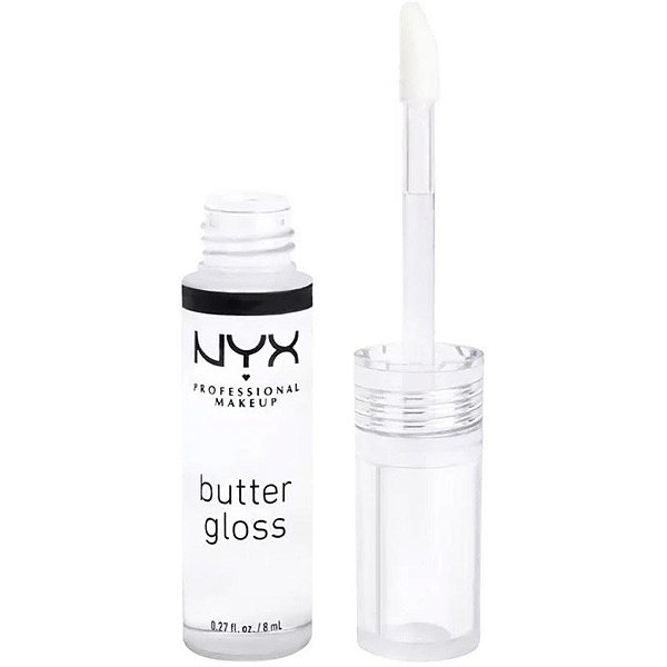 Batom Labial Brilho NYX Butter Gloss Sugar Glass BLG54 - 8mL