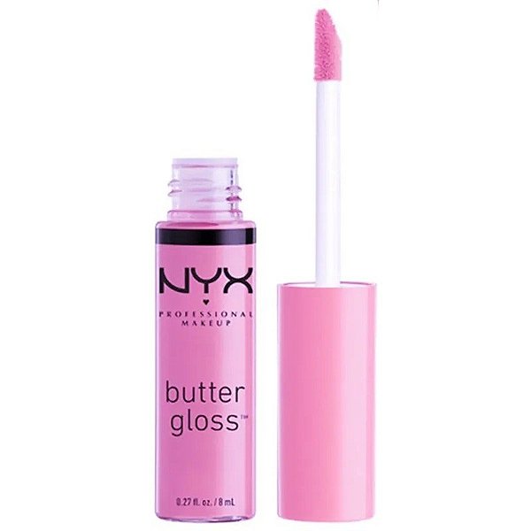 Batom Labial Brillante NYX Butter Gloss Eclair BLG02 - 8mL