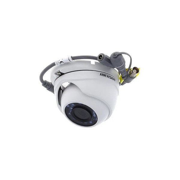 Câmera Hikvision HD Tvi Dome DS-2CE56C0T-Irmf 1MP 2.8MM