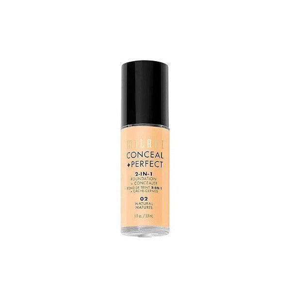 Base Milani 2 em 1 30ml 02 Natural
