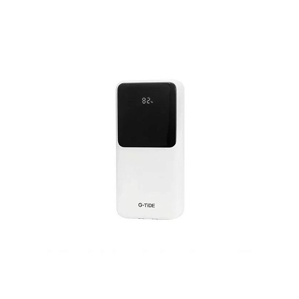 Carregador Portátil G-Tide Easy 1 - 10000MAH - 2XUSB/USB-C/Micro USB - Branco