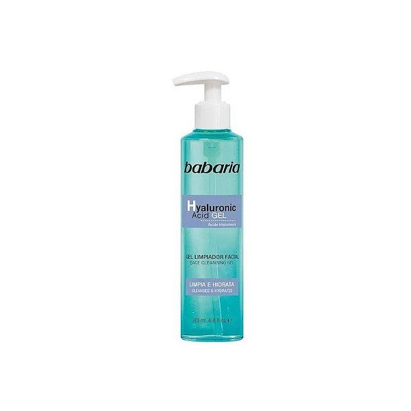 Gel Limpador Facial Babaria Ácido Hialurônico 200ML