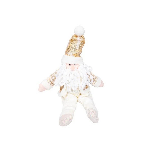 Boneco Decorativo de Natal Papai Noel Sentado 30cm