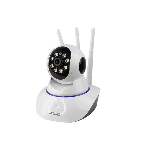 Câmera de Segurança IP Satellite A-CAM005 - 2MP - 3 Antenas - Branco