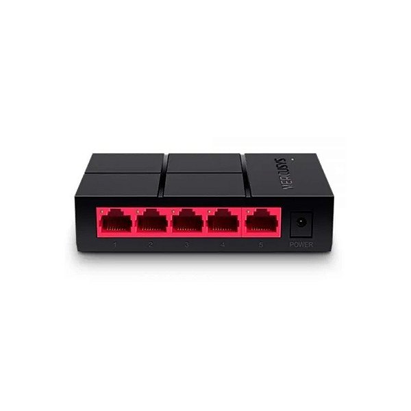 Hub Switch Mercusys MS105G 5 Portas 10/100/1000 Mbps
