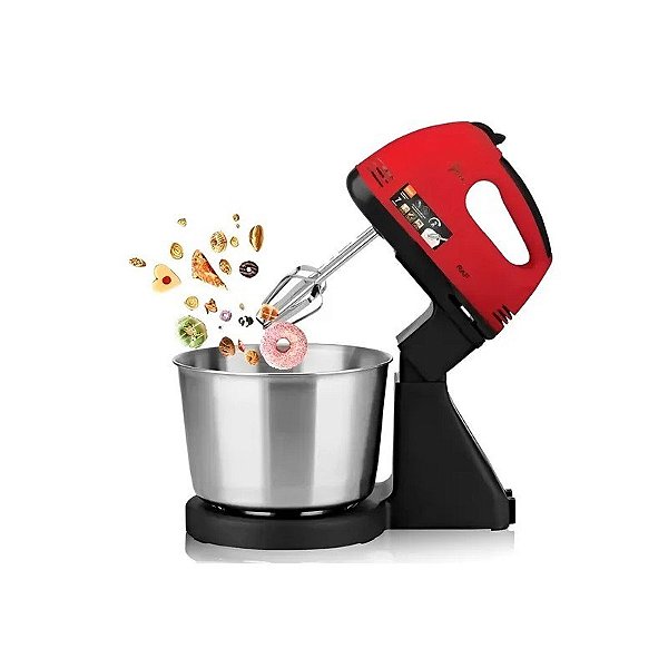 Batedeira Raf R.6637W com Tigela de Aço Inoxidável 220V