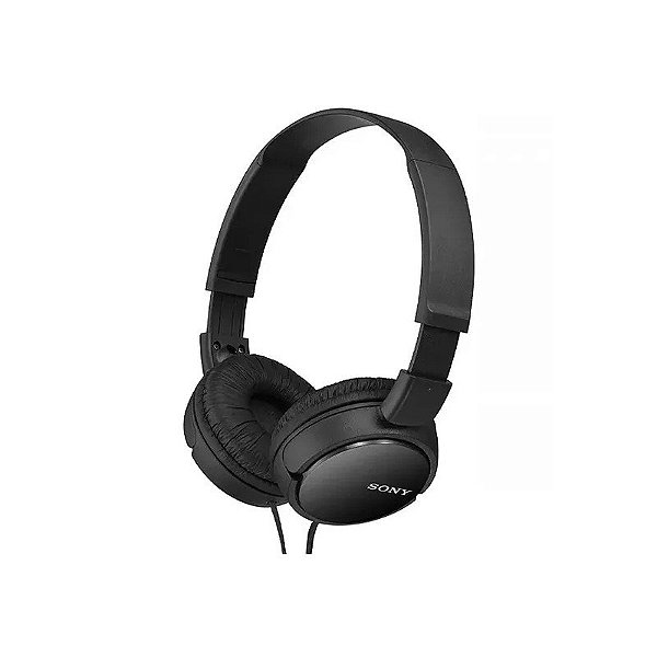 Fone de Ouvido Sony MDR-ZX110/BZ com Cabo de 1,2 Metros - Preto