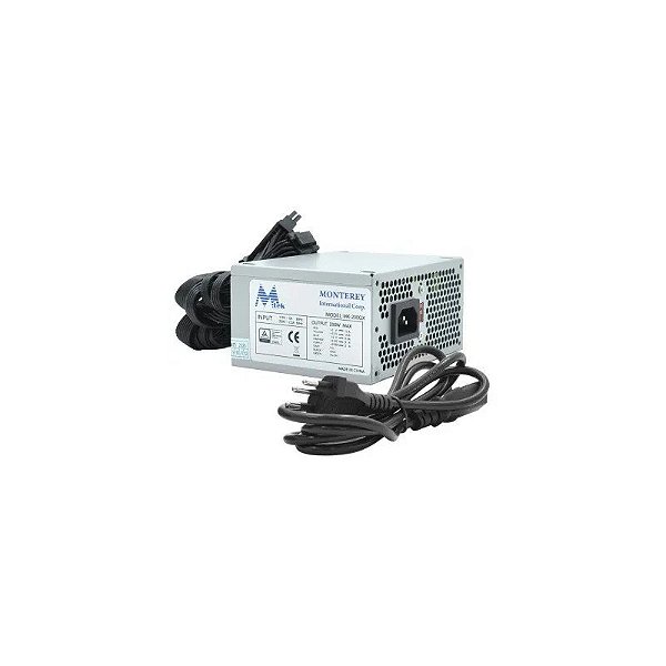 Fonte 200W Mtek MK200GX Itx (20+4 pinos)